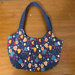 Colorful Heart Pattern Girls Purse